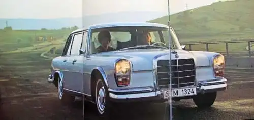 Mercedes-Benz 600 Modellprogramm 1969 Automobilprospekt (0934)