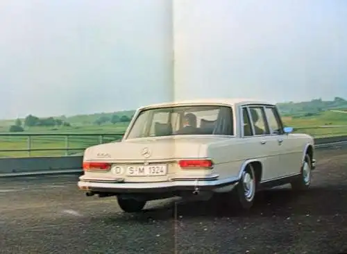 Mercedes-Benz 600 Modellprogramm 1969 Automobilprospekt (0934)