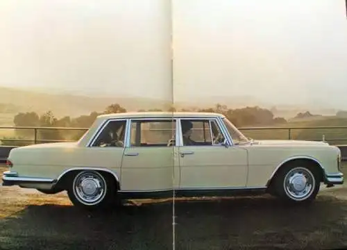 Mercedes-Benz 600 Modellprogramm 1969 Automobilprospekt (0934)