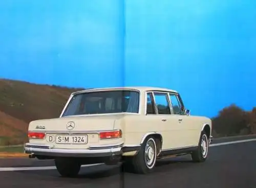 Mercedes-Benz 600 Modellprogramm 1971 Automobilprospekt (0935)