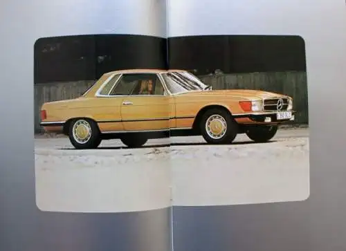 Mercedes-Benz 350 SLC - 450 SLC Modellprogramm 1973 Automobilprospekt (0963)