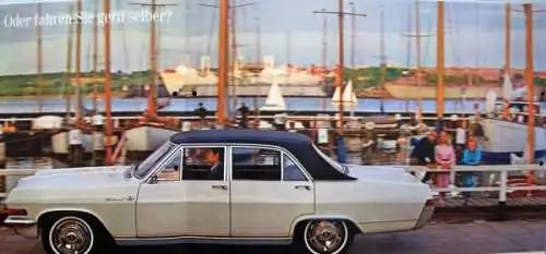 Opel Diplomat V8 Modellprogramm 1966 Automobilprospekt (1279)