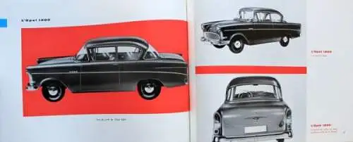 Opel Kapitän Modellprogramm 1960 Automobilprospekt (1280)