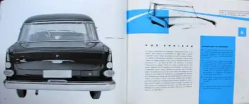 Opel Kapitän Modellprogramm 1960 Automobilprospekt (1280)