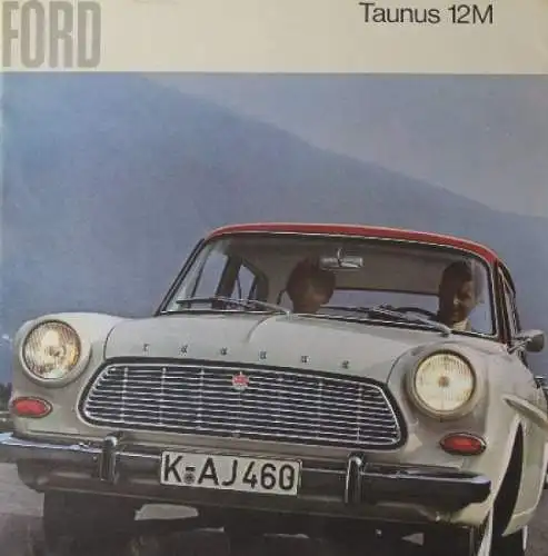 Ford Taunus 12 M Modellprogramm 1962 Automobilprospekt (1501)