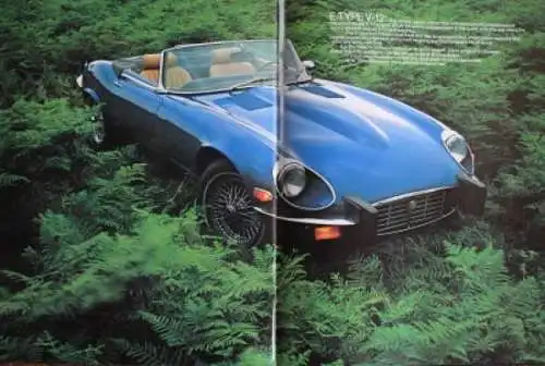 Jaguar Modellprogramm 1974 "The magificent world of Jaguar" Automobilprospekt (2258)