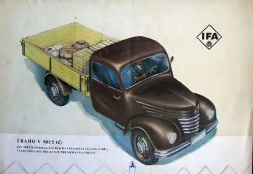 IFA Nutzfahrzeuge Modellprogramm 1954 Automobilprospekt (1363)