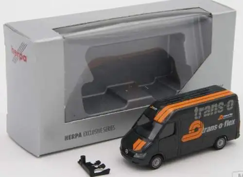 Herpa Mercedes-Benz Sprinter Kastenwagen "Trans-o-flex" 2010 Plastikmodell in Originalbox (4615)