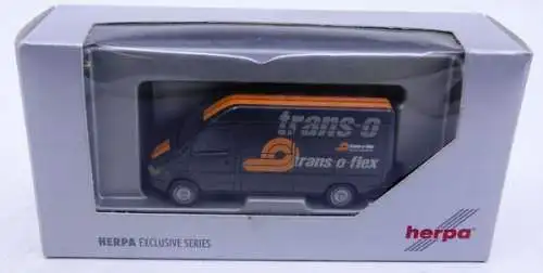 Herpa Mercedes-Benz Sprinter Kastenwagen "Trans-o-flex" 2010 Plastikmodell in Originalbox (4615)