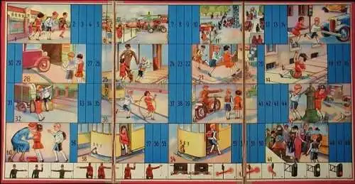 Schmid-Spiele "Der gute Schupo" Verkehrs-Brettspiel 1934 (5573)