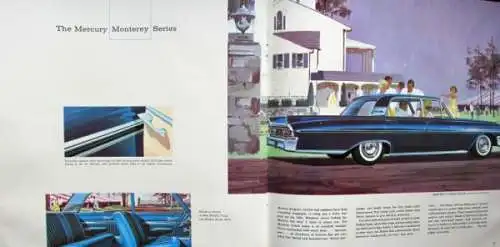 Ford Mercury Meteor Monterey Modellprogramm 1961 Automobilprospekt (6827)