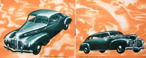 Dodge Luxury Liner Modellprogramm 1940 Automobilprospekt (6832)