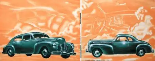 Dodge Luxury Liner Modellprogramm 1940 Automobilprospekt (6832)