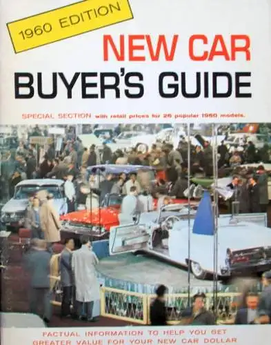 "New Car Buyer's Guide" Ford Mercury Jahrbuch 1960 (4845)