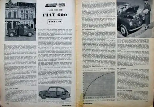 "Das Automobil - Auto-Kraftrad" Automobil-Zeitschrift 1955 (7606)