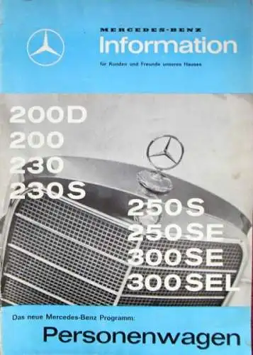 "Mercedes-Benz Information" Firmen-Magazin 1965 (8947)