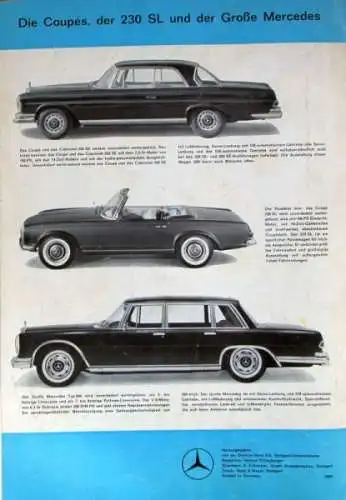 "Mercedes-Benz Information" Firmen-Magazin 1965 (8947)