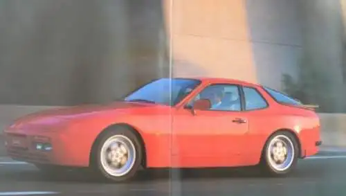 Porsche 944 Turbo Modellprogramm 1985 Automobilprospekt (5996)