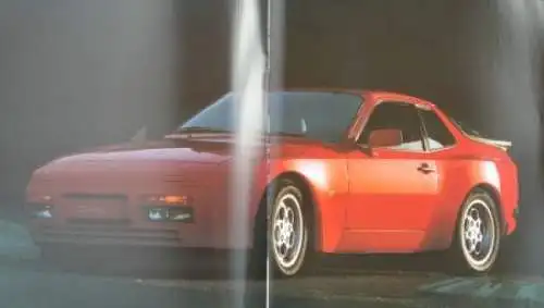 Porsche 944 Turbo Modellprogramm 1985 Automobilprospekt (5996)