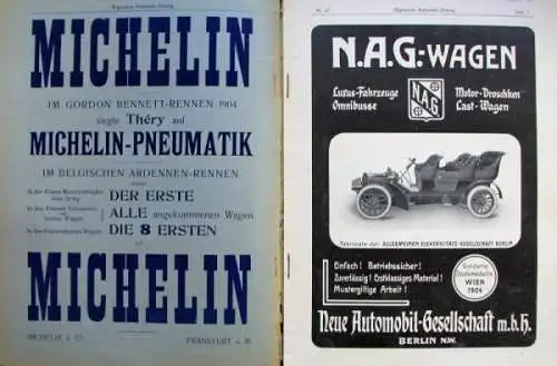 "Allgemeine Automobil-Zeitung" Automobil-Magazin 1904 (6714)