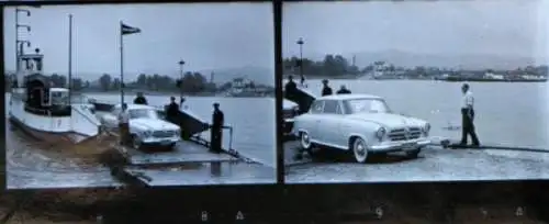 Borgward Isabella Europatour 1956 hundertdreißig Fotofilmstreifen (4391)