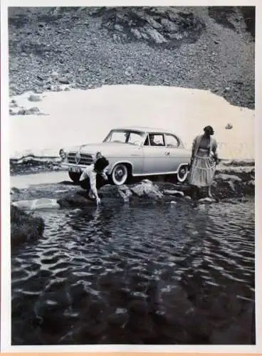 Borgward Isabella in Österreich 1954 achtzehn Werksfotos (6561)