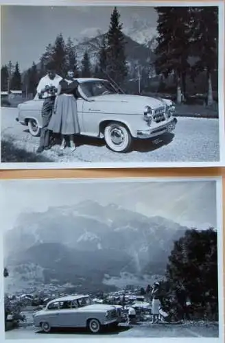 Borgward Isabella in Österreich 1954 achtzehn Werksfotos (6561)