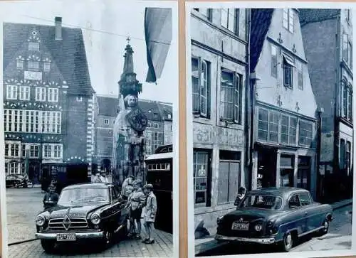 Borgward Isabella in Bremen und Umgebung 1954 hundertsiebzig Werks-Filmstreifenfotos (6286)