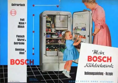 Bosch Kühlschrank 1955 Betriebsanleitung (2841)