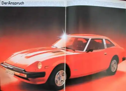 Datsun 280 ZX Modellprogramm 1980 Automobilprospekt (2010)