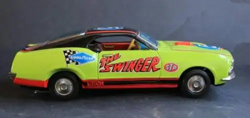 TPS Ford Mustang Mach I "The Swinger" 1968 Blechmodell mit Batterieantrieb (6521)