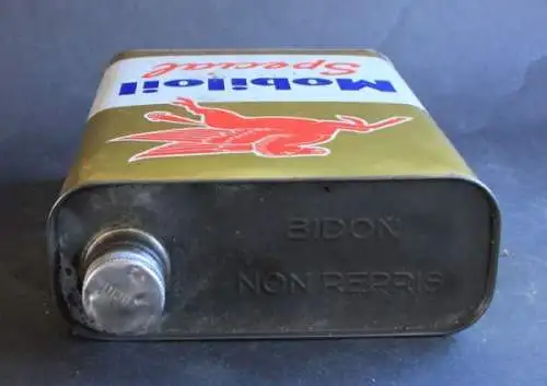 Mobiloil Oeldose Special 2 Liter Blechdose 1965 (6573)