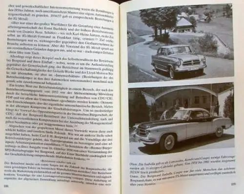 Eberwein "Borgwards Fall" Borgward-Historie 1988 (5662)