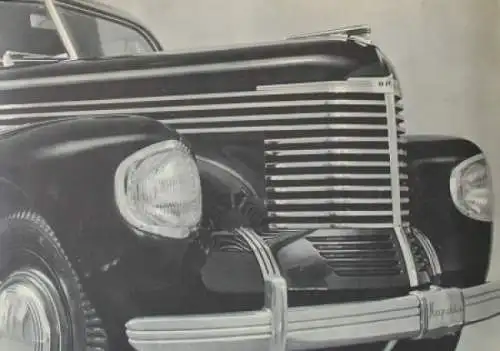 Opel Kapitän Modellprogramm 1939 Automobil-Prestigeprospekt (7996)