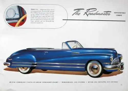 Buick Modellprogramm 1942 Automobilprospekt (8285)