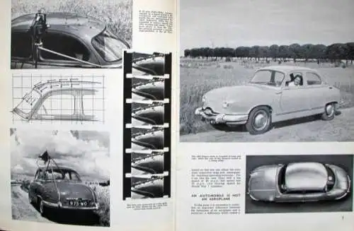 Panhard Dyna Modellprogramm 1954 Automobilprospekt (3267)