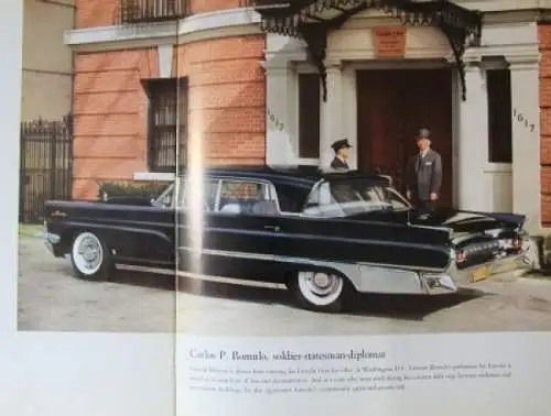 Lincoln Modellprogramm Mailer 1959 "Portaits of success" Automobilprospekt (1365)