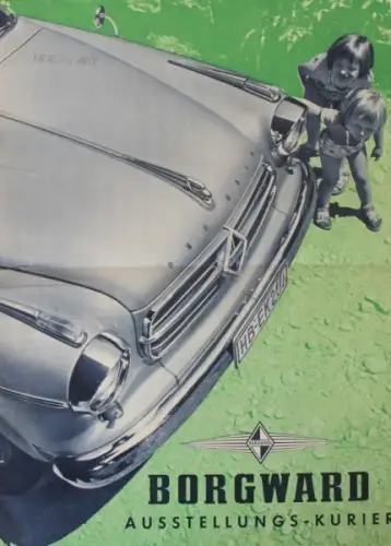 Borgward Modellprogramm 1959 "Ausstellungs-Kurier" Automobilprospekt (7736)
