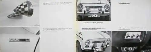 Fiat 850 Special Rallye Modellprogramm 1968 Automobilprospekt (0925)