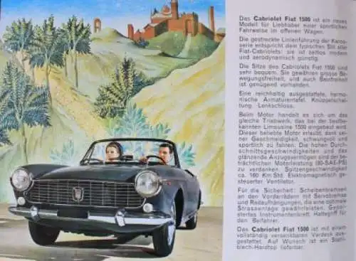 Fiat 850 Special Rallye Modellprogramm 1968 Automobilprospekt (0925)