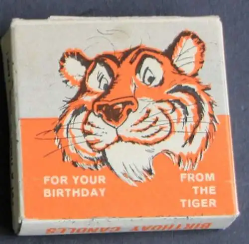 Esso Geburtstagskerzen 1965 "From the Tiger" in Originalbox (4227)