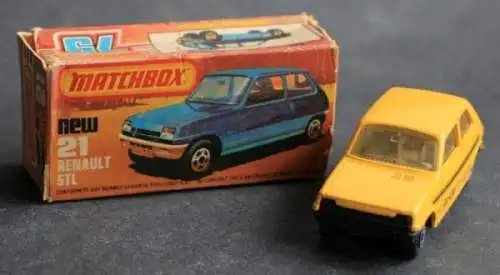 Matchbox Superfast Renault 5 TL 1979 Metallmodell in Originalbox (1109)