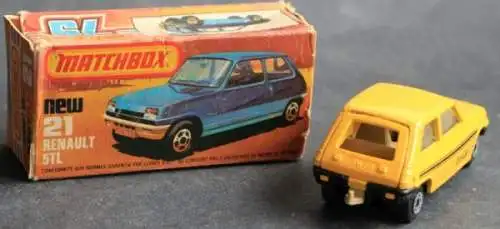 Matchbox Superfast Renault 5 TL 1979 Metallmodell in Originalbox (1109)