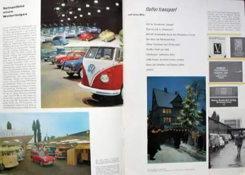 "Flotter Transport" Volkswagen Magazin 1961 (3209)