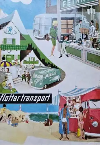 "Flotter Transport" Volkswagen Magazin 1961 (9300)