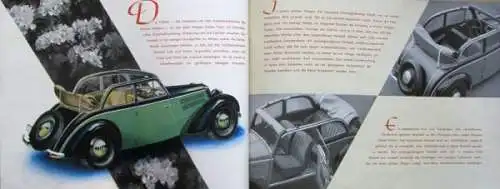 IFA Vereinigte Volkseigene Fahrzeugwerke Modellprogramm 1950 Automobil-Katalog (1766)