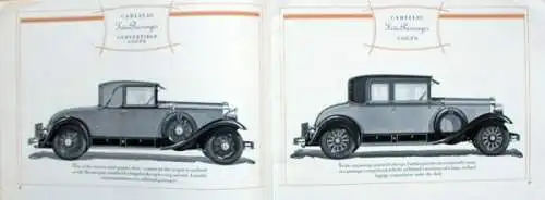 Cadillac Fleedwood Modellprogramm 1928 Automobilprospekt (2595)