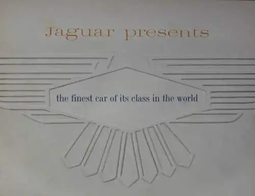 Jaguar Mark IX Modellprogramm 1957 Automobilprospekt (9666)