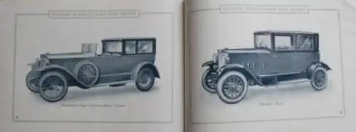 Elite Automobile 18/55 PS Modellprogramm 1922 Automobilprospekt (6295)