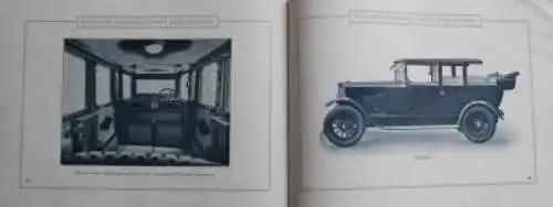 Elite Automobile 18/55 PS Modellprogramm 1922 Automobilprospekt (6295)